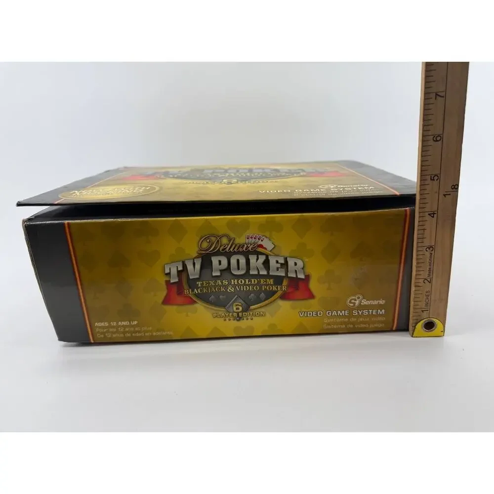 Deluxe TV Poker 6 Player Edition Texas Hold'em Blackjack Video Poker System